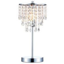 CO-Z 18-Inch Touch Control Crystal Table Lamp with USB Port