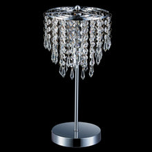 CO-Z 18-Inch Touch Control Crystal Table Lamp with USB Port