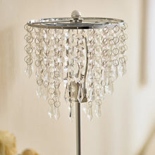 CO-Z 18-Inch Touch Control Crystal Table Lamp with USB Port