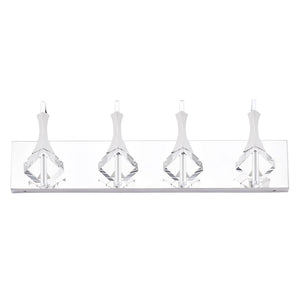 CO-Z Crystal LED Wall Sconce Bathroom Vanity Light