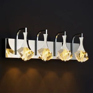 CO-Z Crystal LED Wall Sconce Bathroom Vanity Light