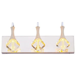 CO-Z Crystal LED Wall Sconce Bathroom Vanity Light