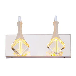 CO-Z Crystal LED Wall Sconce Bathroom Vanity Light