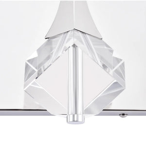 CO-Z Crystal LED Wall Sconce Bathroom Vanity Light