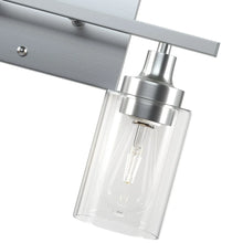 CO-Z Modern 2-Light Vanity Light Wall Sconce with Clear Glass Shades