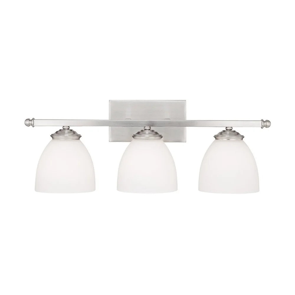 Chapman 3-light Matte Nickel Bath/Vanity Light - Matte Nickel