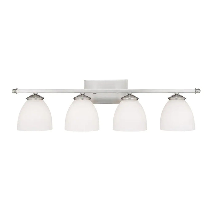 Chapman 4-light Matte Nickel Bath/Vanity Light - Matte Nickel