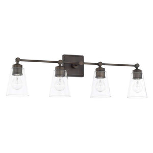 Capital Lighting Signature Collection 4-light Olde Bronze Bath/Vanity Light