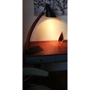 Carson Carrington Fagersta Mid-Century Modern Wood and Metal Table Lamp