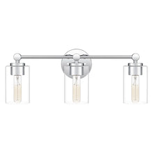 Cassiel 3-Light Polished Chrome Bath Light