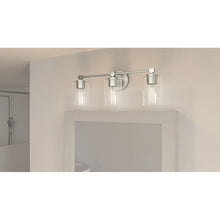 Cassiel 3-Light Polished Chrome Bath Light