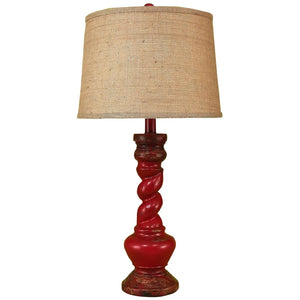 Casual Country Twist Table Lamp