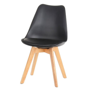 Charles Jacob Style Dining Chair with Solid Oak Legs