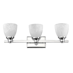 Transitional 3-light Chome Bath/Vanity Fixture