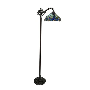 Tiffany Style Victorian Design 1-light Dark Antique Bronze Floor Lamp