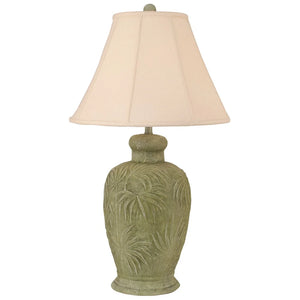 Coastal Palm Leaf Table Lamp