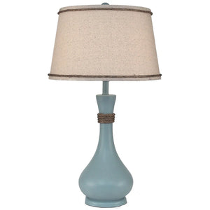 Coastal Smooth Genie Bottle Table Lamp