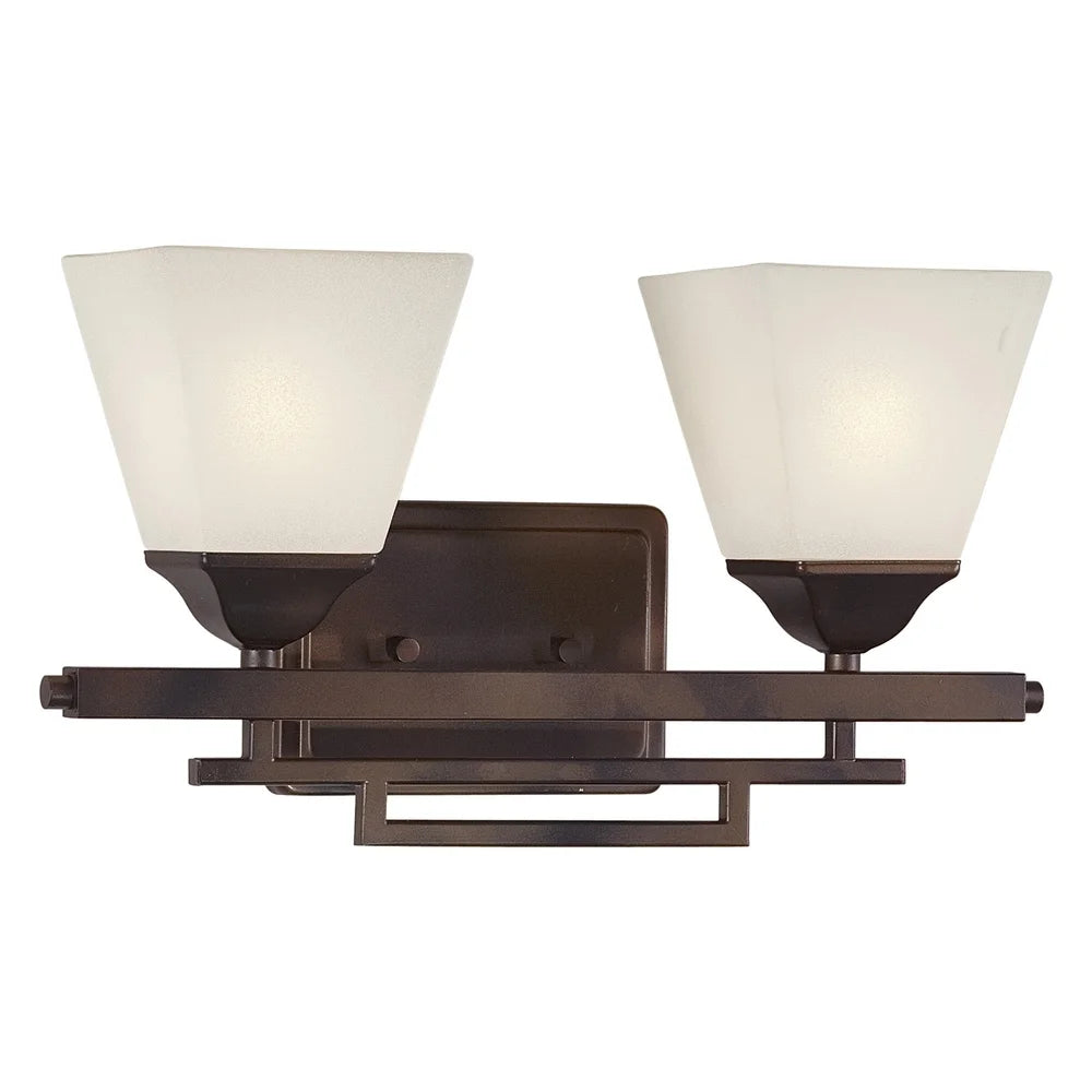 Colton 2-Light Antique Bronze Bath Light