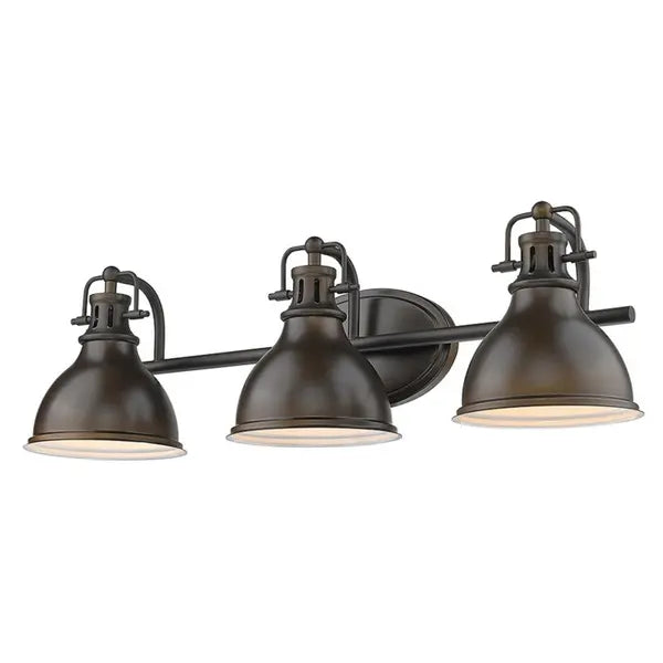 Copper Grove Artik 3-light Industrial Bronze Bathroom Light Fixture