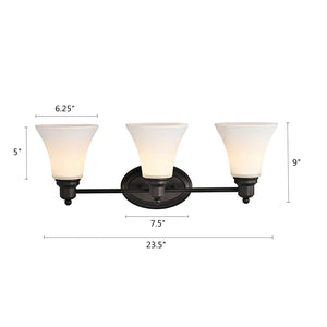 Copper Grove Sispony 3-light Oil-rubbed Bronze Bath/Vanity Fixture