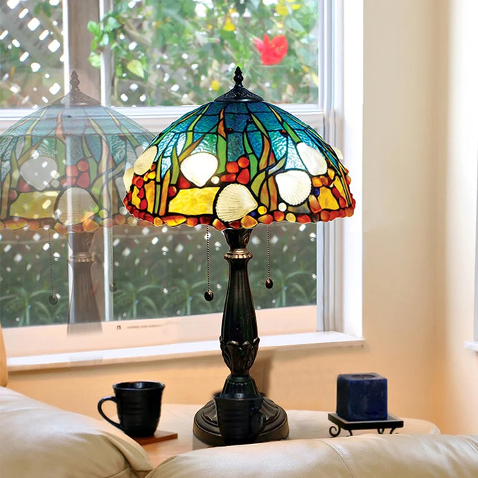 Coral Sea Tiffany Table Lamp