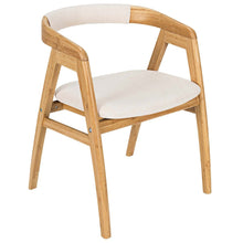 Costway Costway Leisure Bamboo Chair Dining Chair w/ Curved Back & - See Details