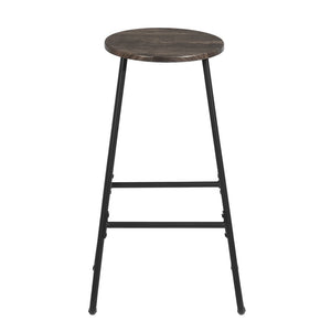Bar Stools, Set of 2 Round Bar Chairs for Living Room, Dining Room, Kitchen - N/A