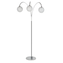 Crystal 3-dome Pendant Floor Lamp