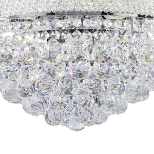 Crystal Ceiling Lamp with Chandelier Design Body, Clear