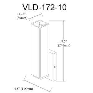 Dainolite 12W Contemporary Polished Chrome Luxury vanity lights Modern Bathroom Vanity Light Integrated LED