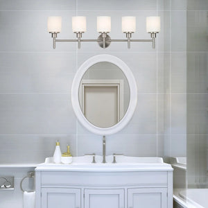 Design House Aubrey Transitional 5-Light Indoor Bathroom Vanity Light