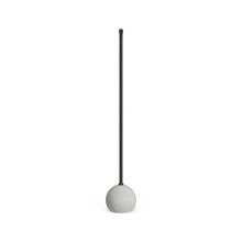 Dina Industrial Modern Floor Lamp in Concrete and Blackened Bronze