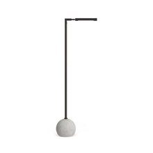 Dina Industrial Modern Floor Lamp in Concrete and Blackened Bronze