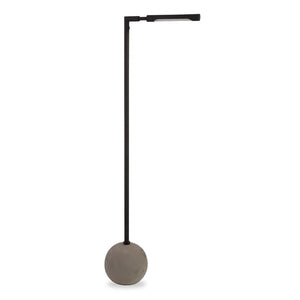 Dina Industrial Modern Floor Lamp in Concrete and Blackened Bronze