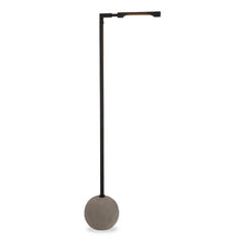 Dina Industrial Modern Floor Lamp in Concrete and Blackened Bronze