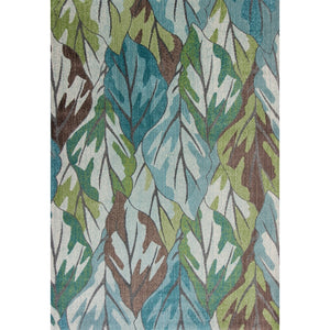 Abstract Botanicals Soft Area  Rug
