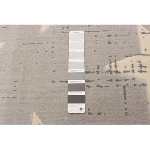 Grey Star Pattern Modern Contemporary Soft Rug