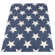 Grey Star Pattern Modern Contemporary Soft Rug