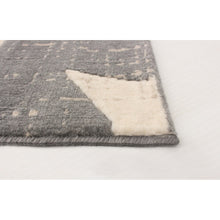 Grey Star Pattern Modern Contemporary Soft Rug