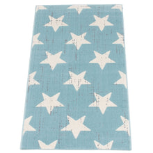 Grey Star Pattern Modern Contemporary Soft Rug