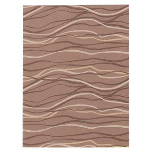 Bellisima Wave Casual Soft Brown Rug