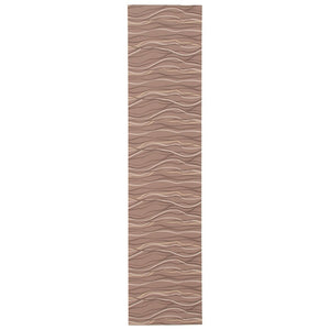 Bellisima Wave Casual Soft Brown Rug