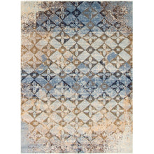 Light Blue Bourbon Casual Soft Rug