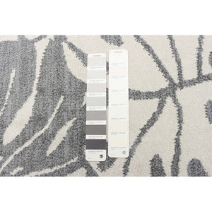 Grey Ivory Brooke Casual Soft Area Rug