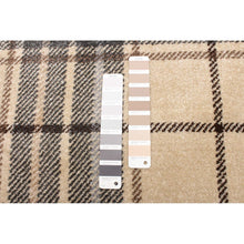 Plaid Cream Casual Soft Rug