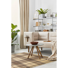 Plaid Cream Casual Soft Rug