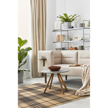 Plaid Cream Casual Soft Rug