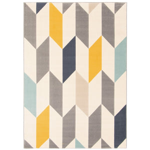 Geometric Multi Modern Contemporary Soft Rug