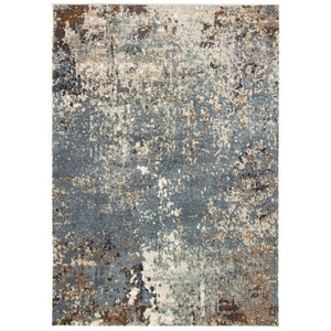 Slate Blue Carmel Casual Soft Rug