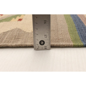 Flat-weave Anatolian Grey Wool Kilim